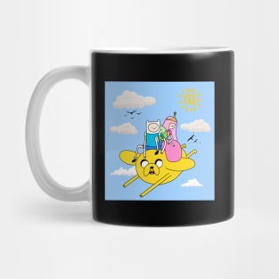 adventure time-jake, finn and princes Mug